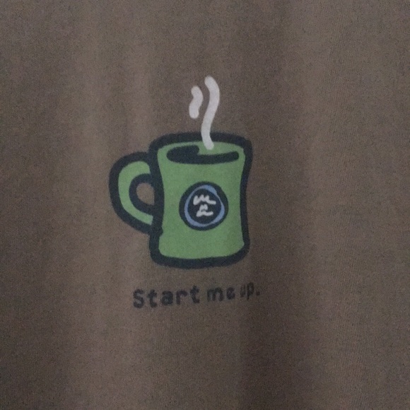 🪐#4 Life is Good “Start me Up” coffee cup. - Picture 2 of 3